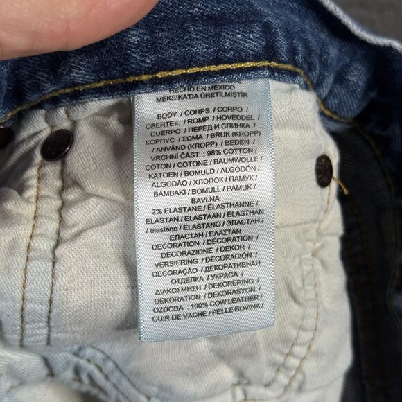 Polo Ralph Lauren Jeans Mens 33x30 Blue Varick Slim Straight Medium Wash Stretch - Picture 7 of 16